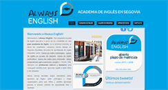 Desktop Screenshot of always-english.com