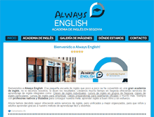Tablet Screenshot of always-english.com
